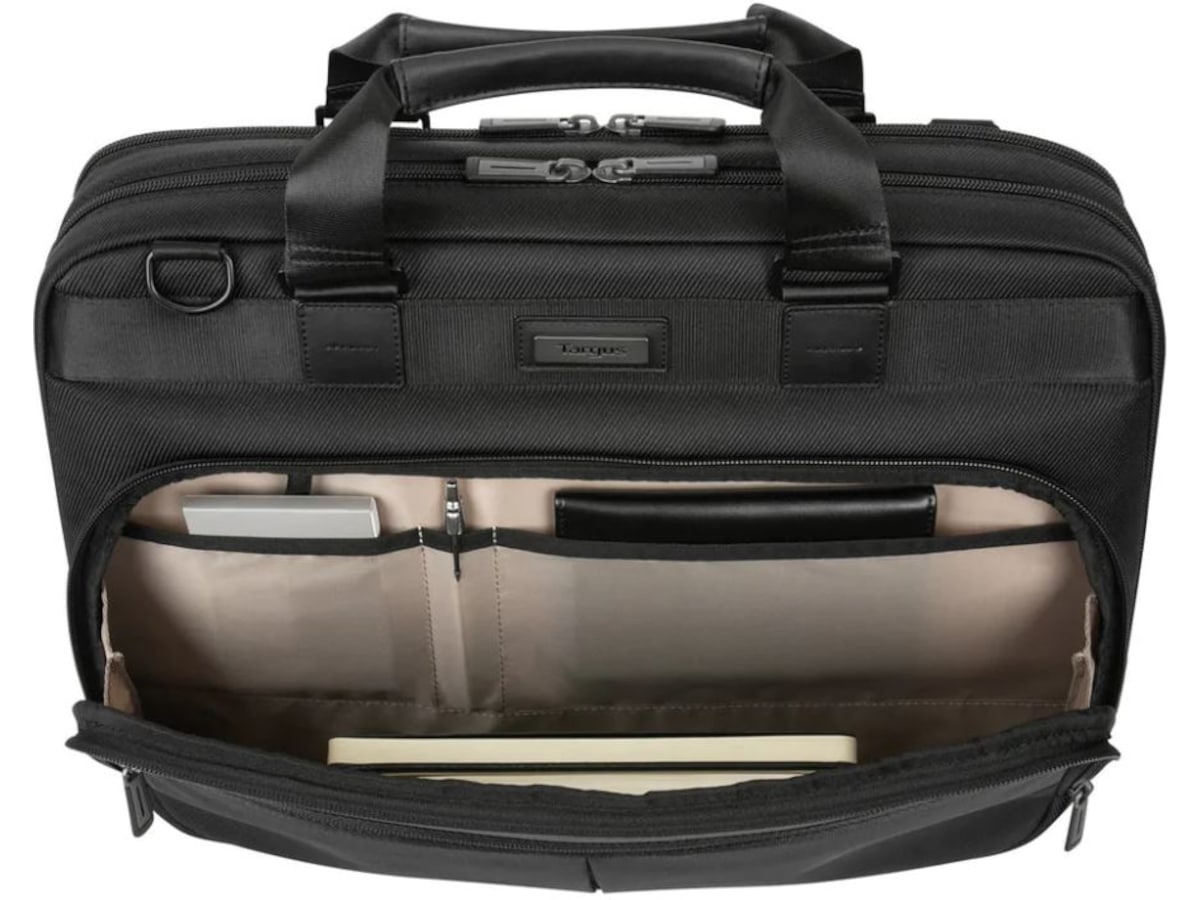 Targus Mobile Elite 15,6" Topload PC-väska (svart) Ryggsäck, väska och fodral