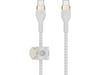 Belkin USB-C till USB-C kabel 1m (vit) USB-kablar