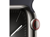 Apple Watch Series 9 GPS + LTE 41mm Rostfritt stål (grafit) Smartwatches