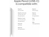 Apple Pencil USB-C (vit) Tangentbord och pennor