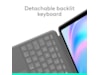 Logitech iPad Air 13" Combo Touch tangentbordsfodral (oxfordgrå) Tangentbord och pennor