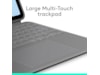 Logitech iPad Air 13" Combo Touch tangentbordsfodral (oxfordgrå) Tangentbord och pennor