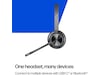 Poly Voyager 4320-M MS USB-C Headset med laddningsstativ Headset trådlöst