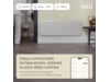 Mill Invisible Smart WiFi Gen 4 panelradiator 1300W (vit) Panelelement