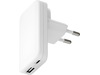 dbramante1928 re-charge Pro EU/US Slim Väggladdare (vit) Mobilladdare