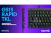 Logitech G515 TKL Rapid Gamingtangentbord (svart) Gamingtangentbord
