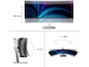 Philips 49" curved skjerm 49B2U5900C/00 Datorskärm