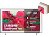 Samsung The Frame Pro 75" LS03FW + ram Beige Wood 60 - 69 tums TV