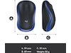Logitech M185 Trådlös Mus Blå Mus