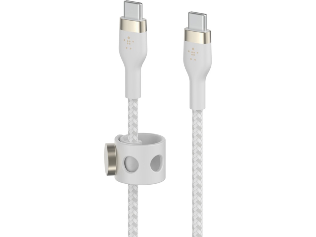 Belkin USB-C till USB-C kabel 1m (vit) USB-kablar