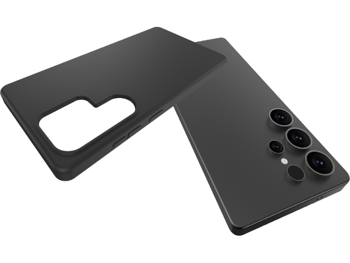 iiglo Galaxy S25 Ultra Silikonskal (svart) Skydd