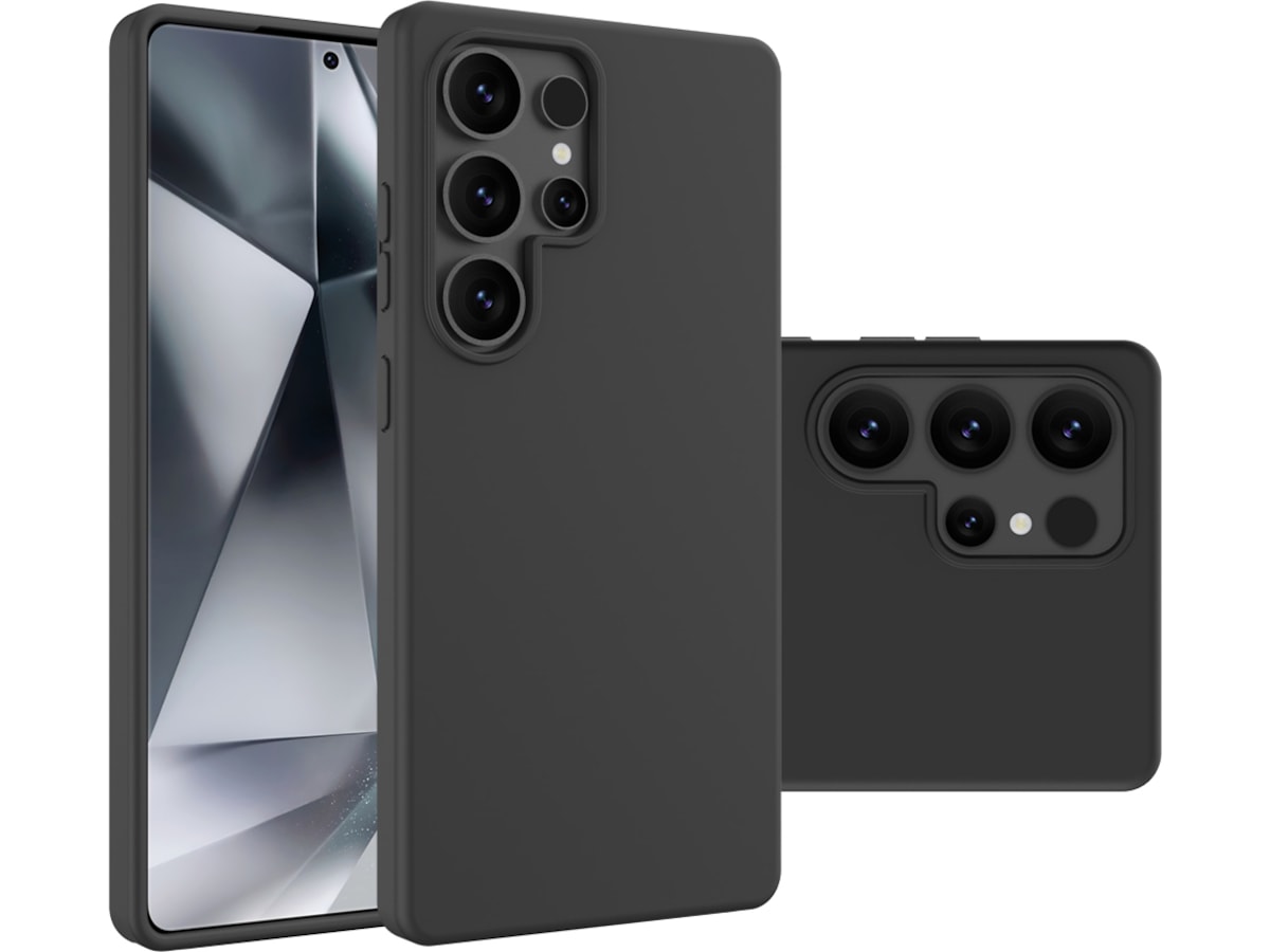 iiglo Galaxy S25 Ultra Silikonskal (svart) Skydd
