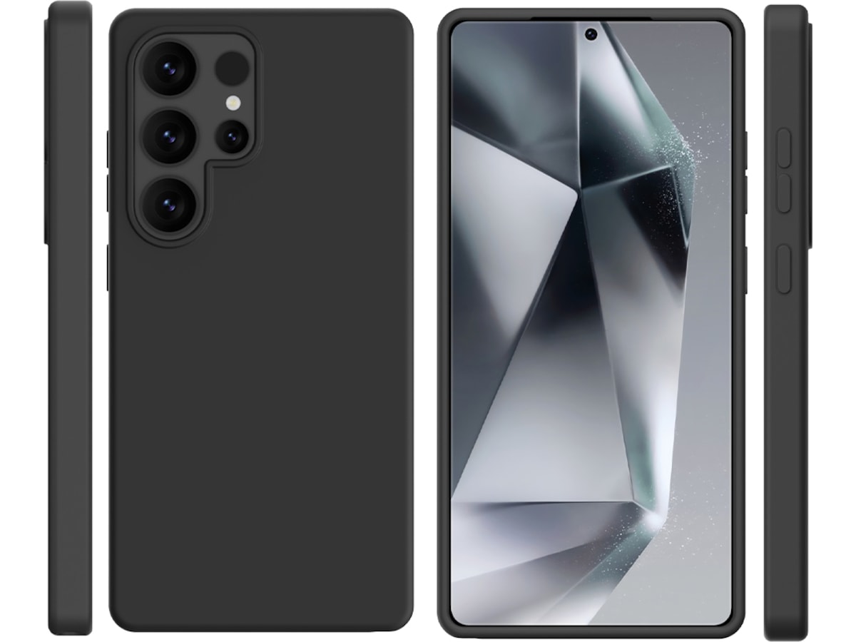 iiglo Galaxy S25 Ultra Silikonskal (svart) Skydd