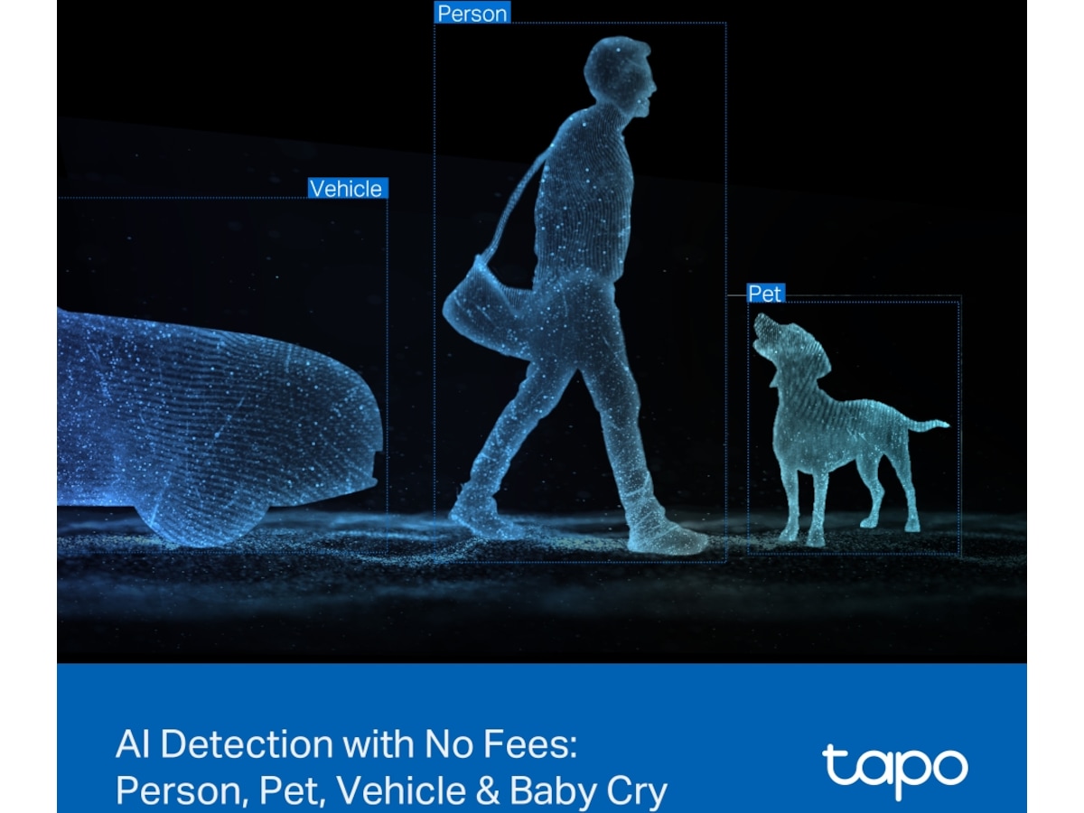 TP-Link Tapo C246D  Indoor/Outdoor Dual Lens övervakningskamera Övervakningskamera