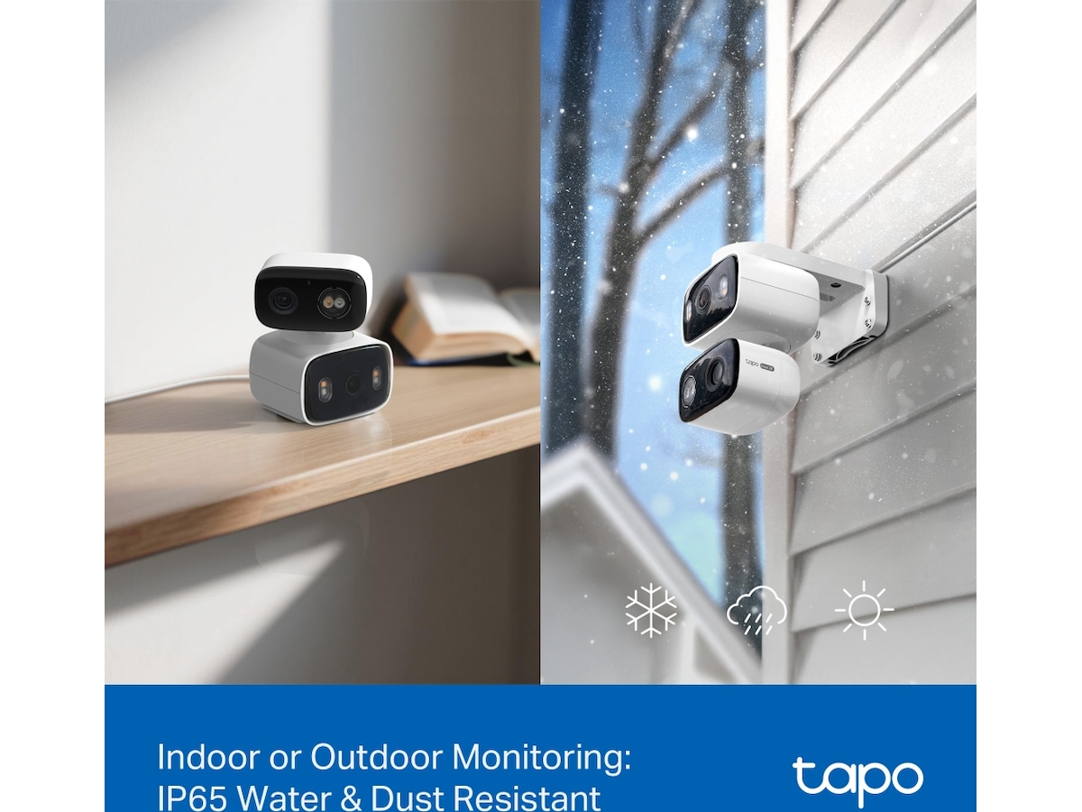 TP-Link Tapo C246D  Indoor/Outdoor Dual Lens övervakningskamera Övervakningskamera