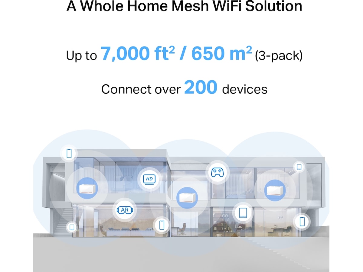 Mercusys Halo H37BE BE6500 Mesh 3-pack Router