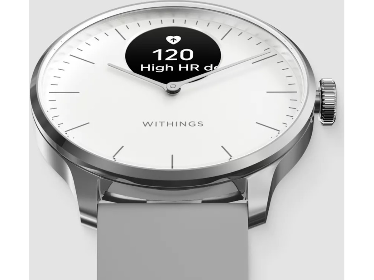 Withings ScanWatch Light 37mm GPS (vit) -B-Grade Demo watches