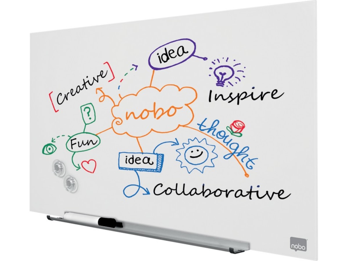 Nobo Whiteboard Glas Widescreen 31" Glastavlor