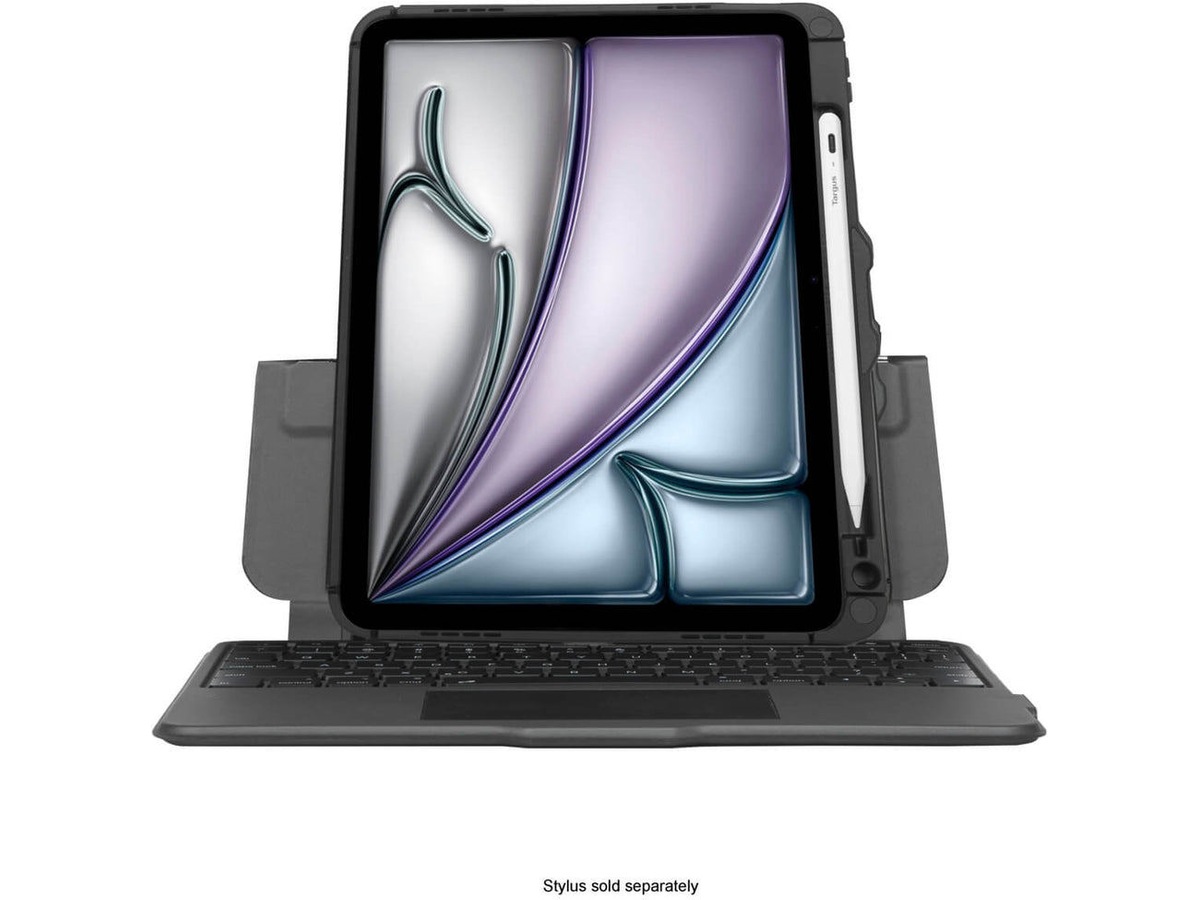 Targus iPad 10,9/11/Air 11" (M2/M3) VersaVu Tangentbordfodral (svart) Tangentbord och pennor