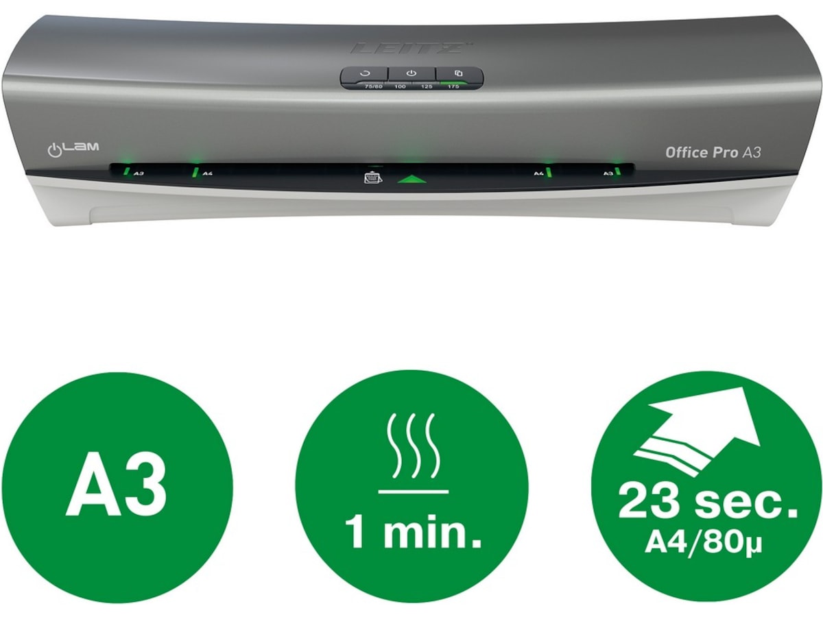 Leitz lamineringsmaskin iLAM Office Pro A3 Laminatorer