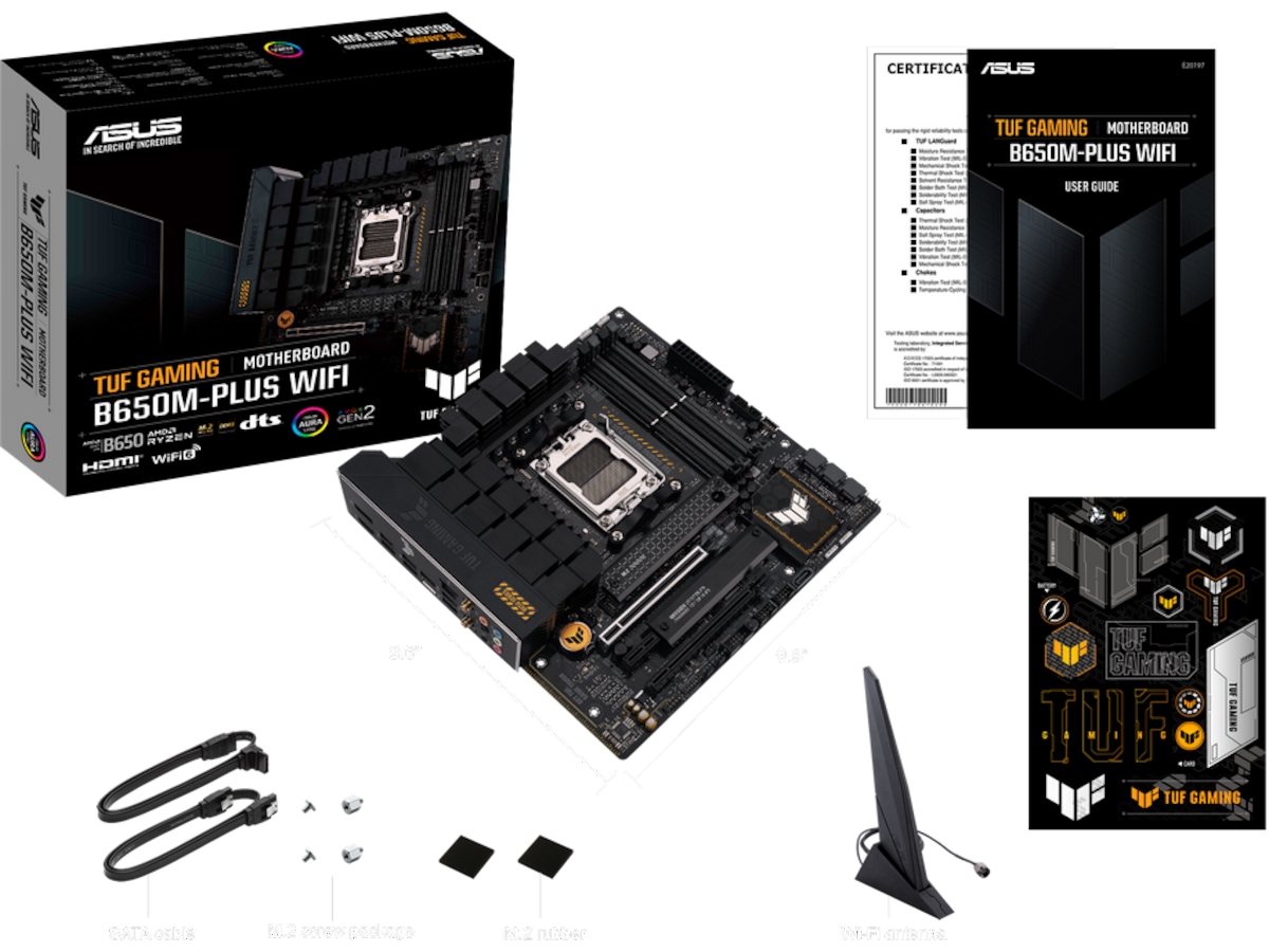 ASUS TUF Gaming B650M-PLUS WIFI Moderkort AMD Socket