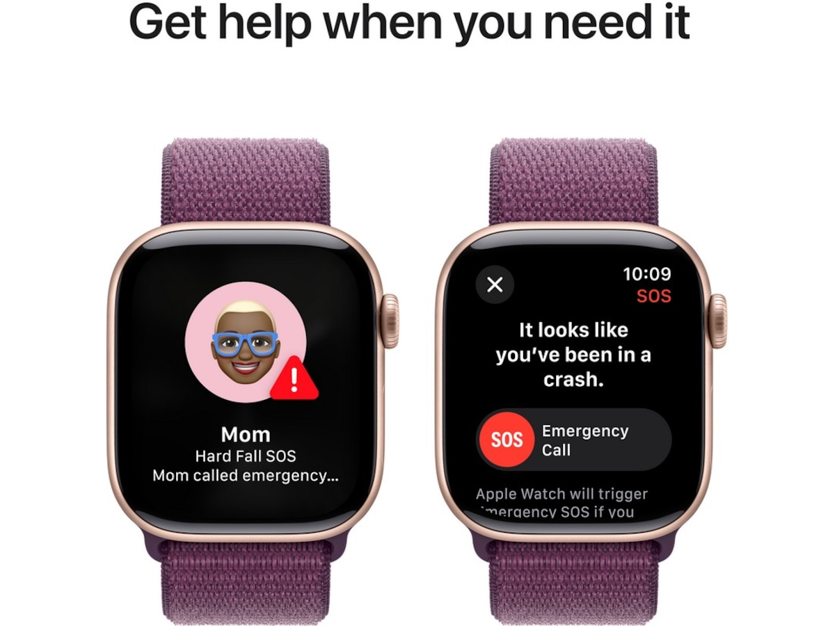 Apple Watch Series 10 GPS + LTE 42mm Aluminium (roséguld) Smartwatches