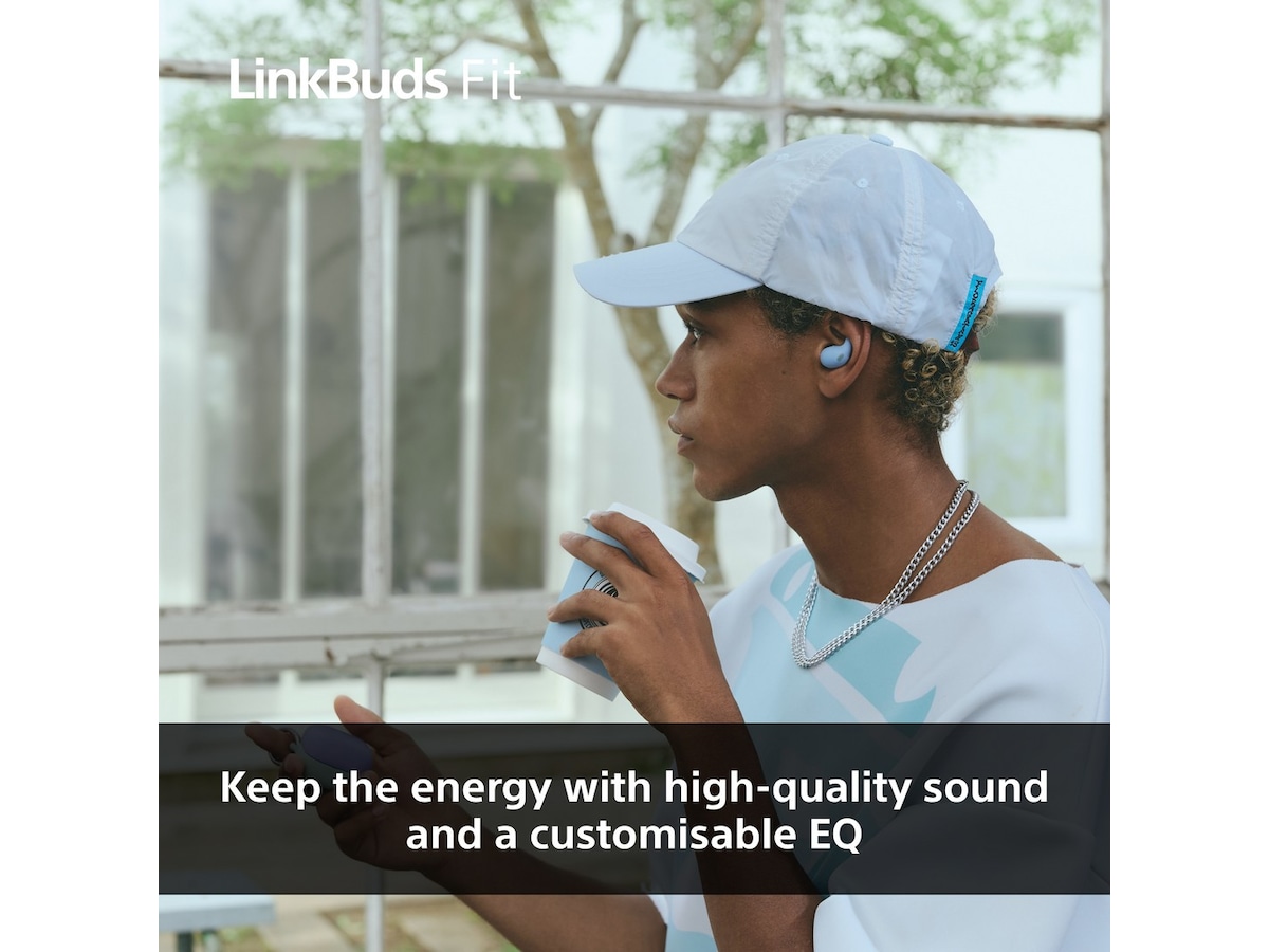 Sony Linkbuds Fit trådlösa öronsnäckor, In-Ear (grön) In-ear hörlurar