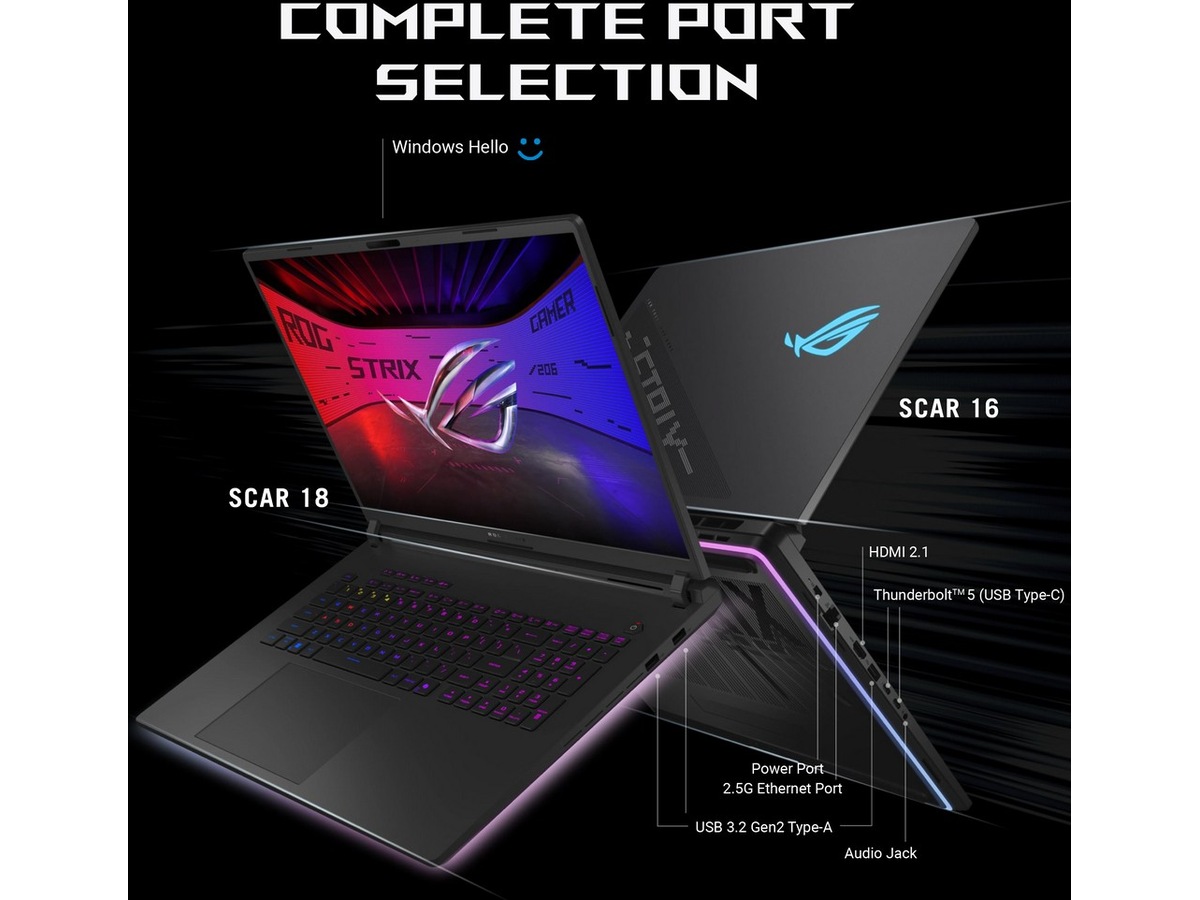 Asus ROG Strix SCAR 18" WQXGA 240 Hz Datorer - Bärbara / laptop