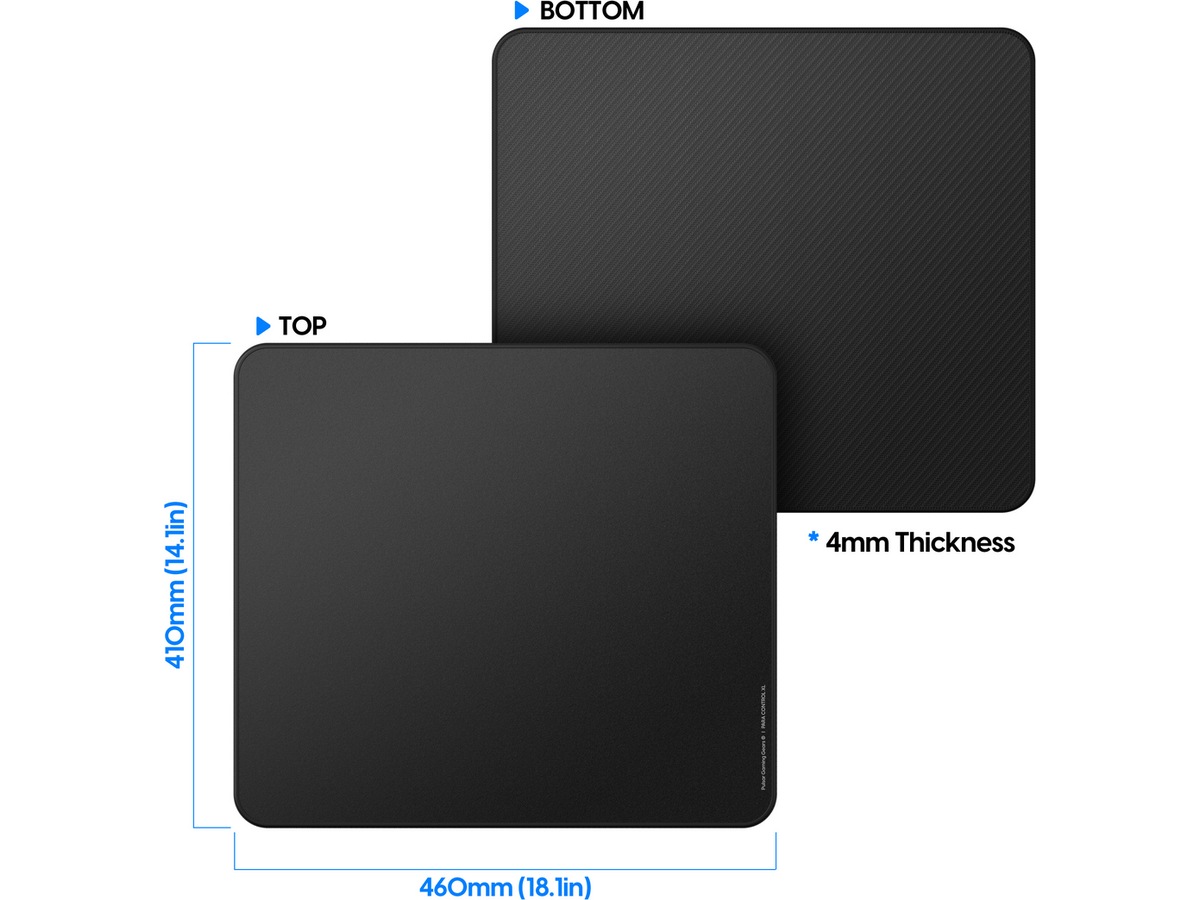 Pulsar Paracontrol XL Musematta (svart) Gamingmusmatta