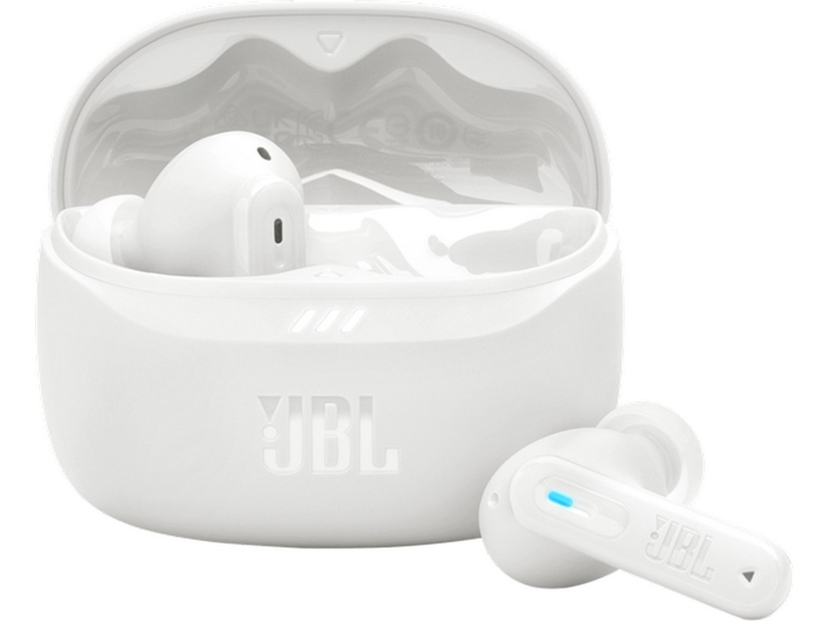 JBL Tune Beam 2 Trådlösa öronproppar (vit) In-ear hörlurar