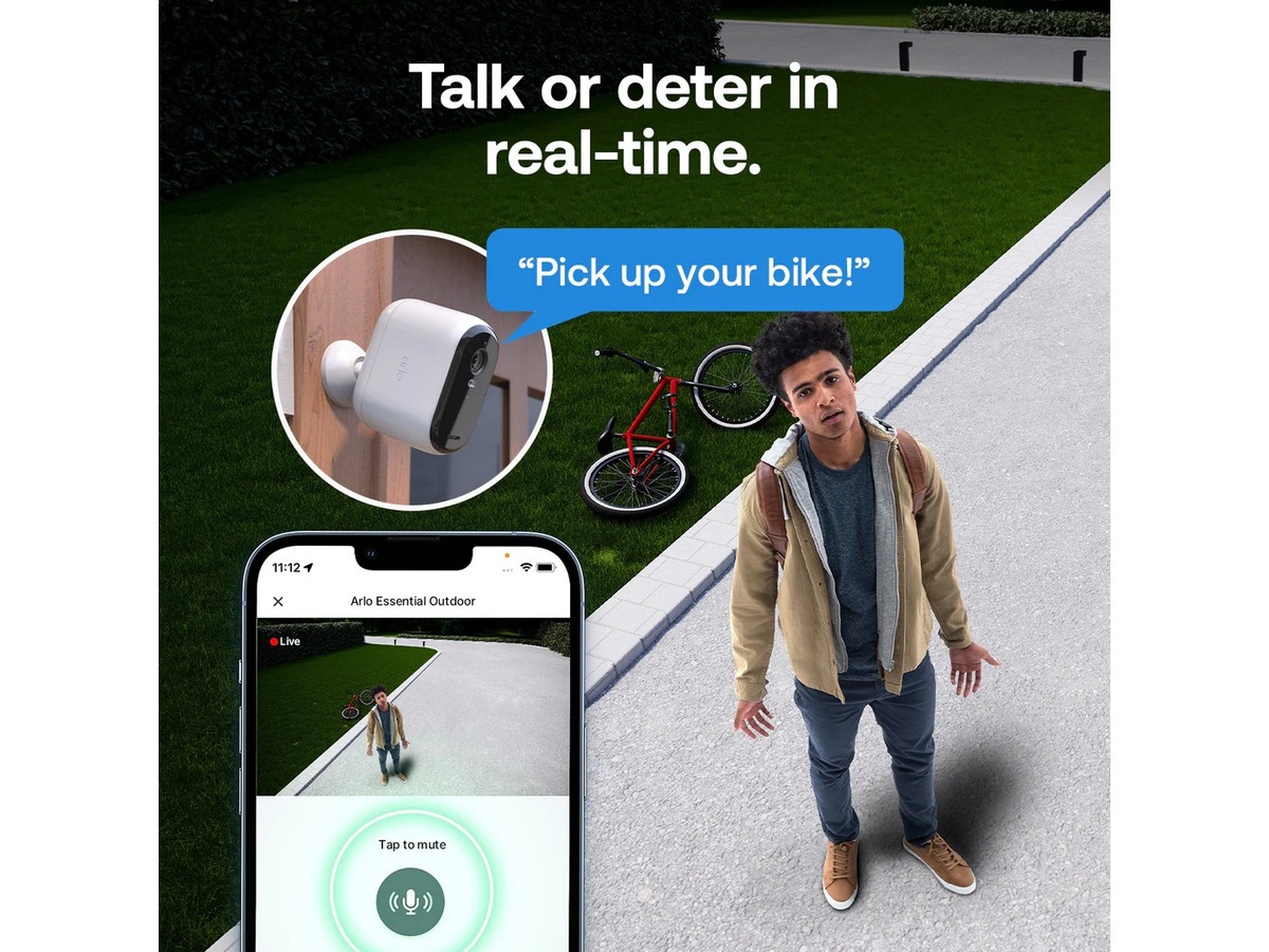 Arlo Essential 3 XL övervakningskamera 2-pack Övervakningskamera