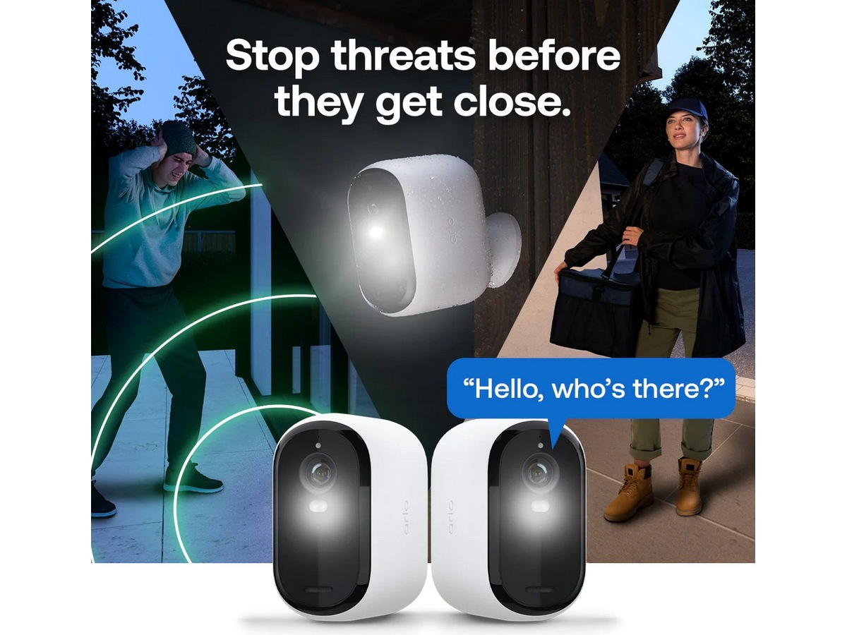 Arlo Essential 3 XL övervakningskamera 2-pack Övervakningskamera