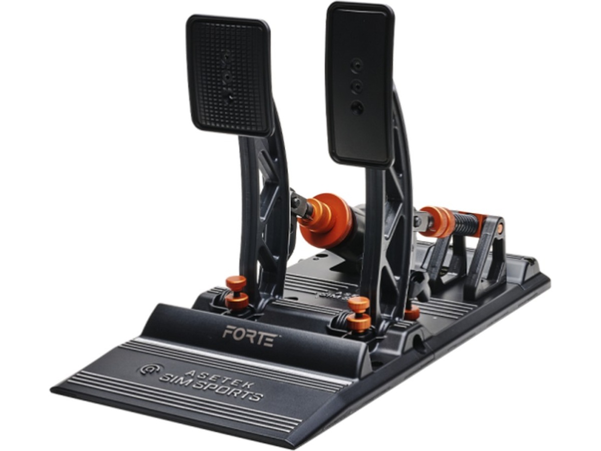 Asetek Forte Sim Racing Pedaler Broms & Gas Ratt & pedaler
