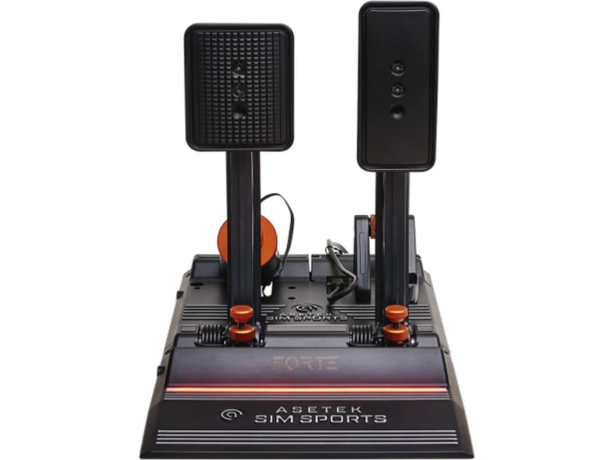 Asetek Forte Sim Racing Pedaler Broms & Gas Ratt & pedaler