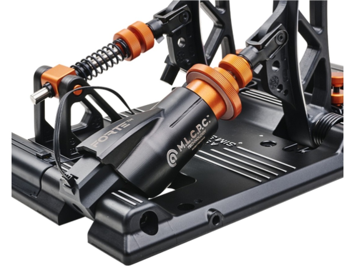 Asetek Forte Sim Racing Pedaler Broms & Gas Ratt & pedaler