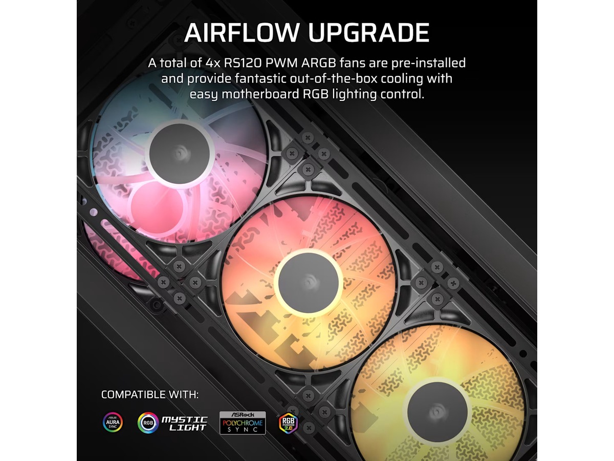 Corsair Frame 4000D LCD RS Performance Mid Tower (svart) Midi tower