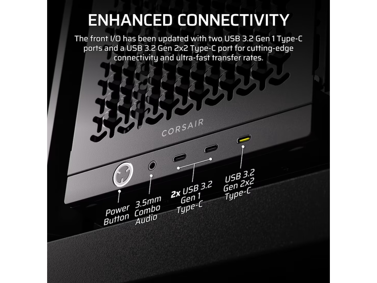 Corsair Frame 4000D LCD RS Performance Mid Tower (svart) Midi tower