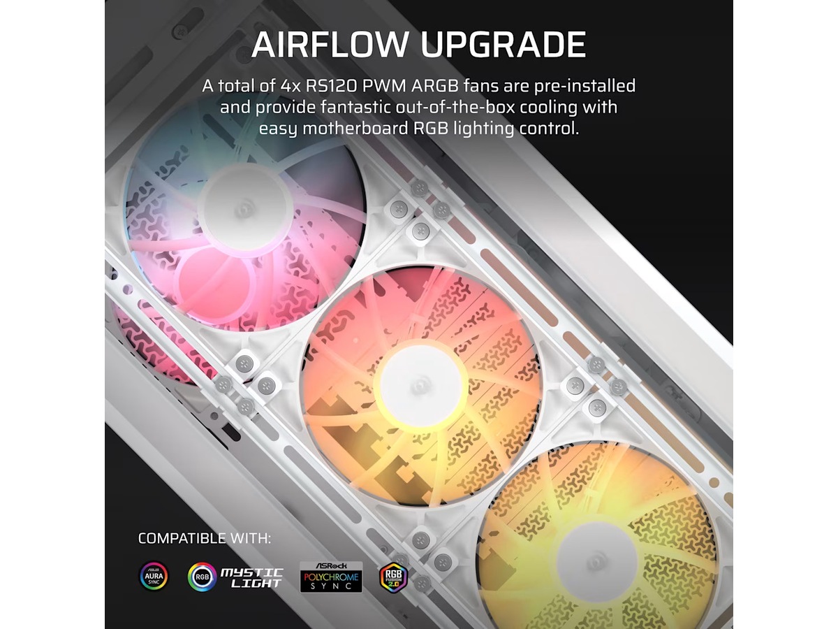 Corsair Frame 4000D LCD RS Performance Mid Tower (vit) Midi tower