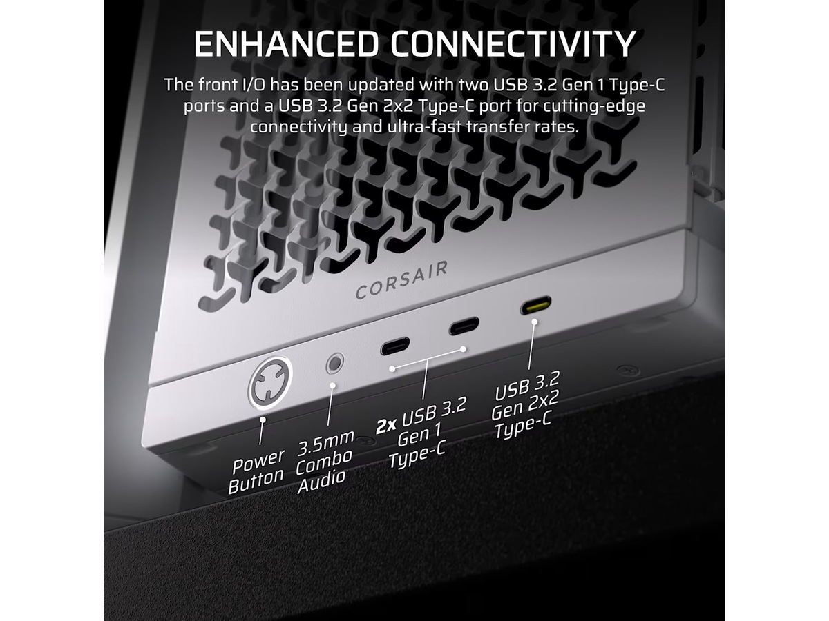 Corsair Frame 4000D LCD RS Performance Mid Tower (vit) Midi tower