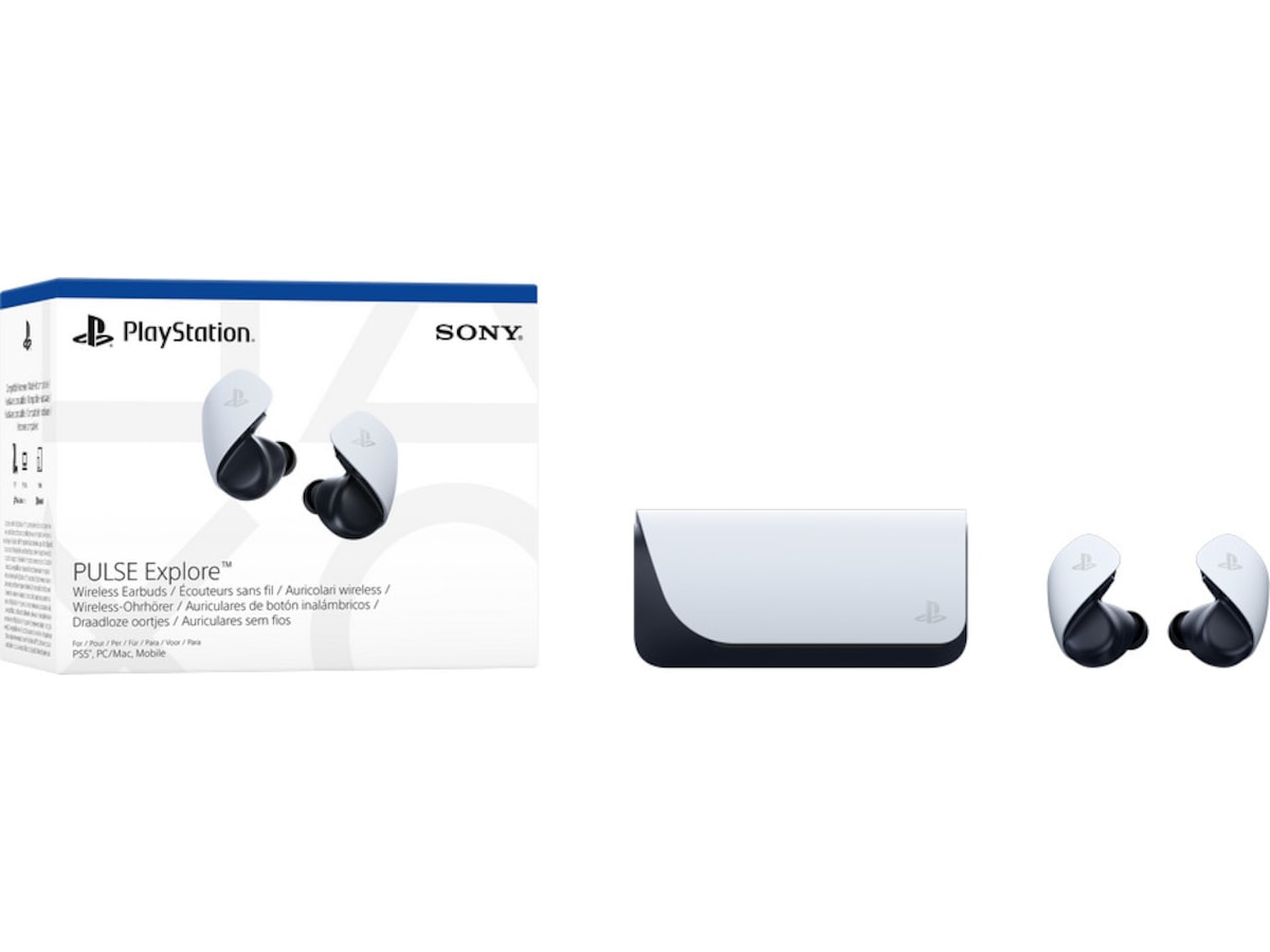 PlayStation Pulse Explore trådlösa hörlurar (vit) Gamingheadset