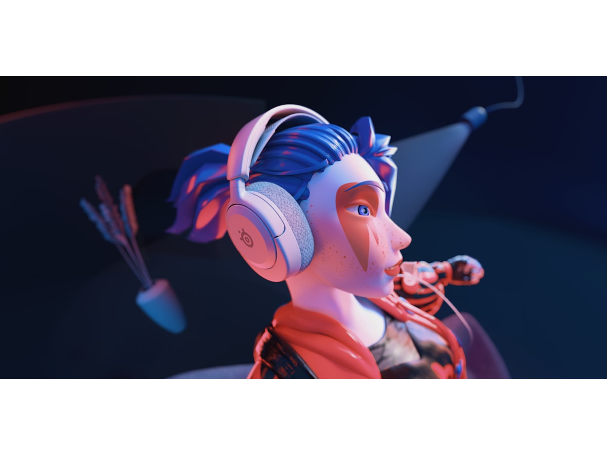 Steelseries Arctis Nova 1 (vit) Gamingheadset