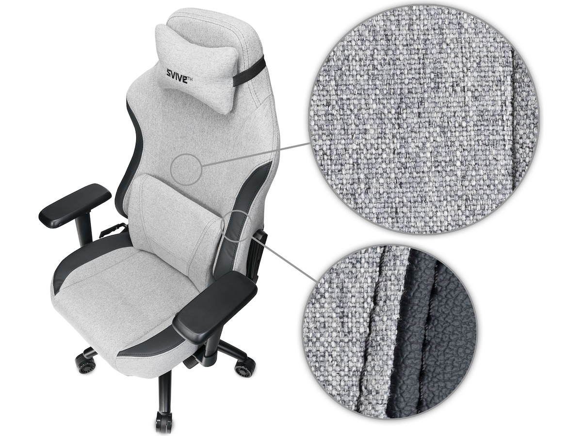 Svive Gemini Gamingstol (ljusgrå) Gamingstolar