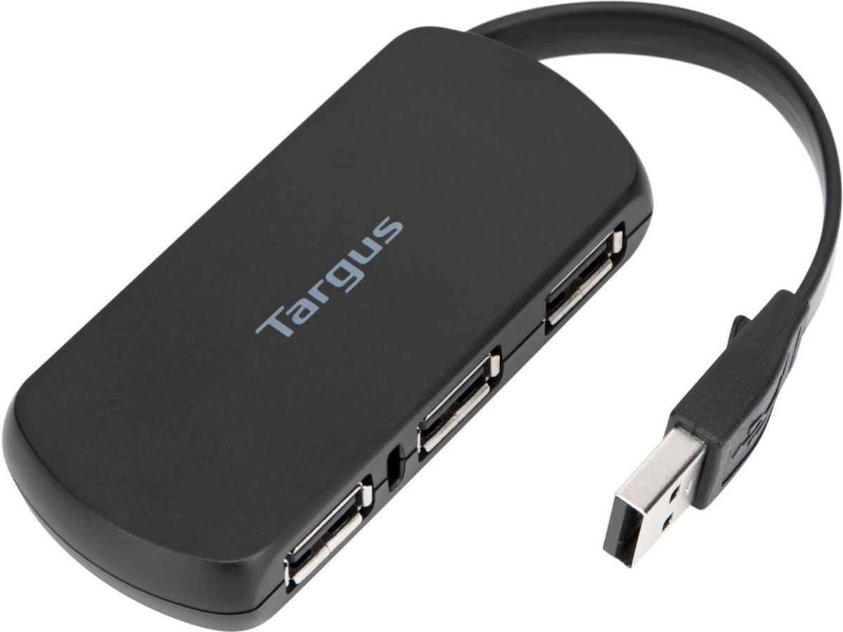 Targus 4-Port USB Hub Dockningsstation och USB-hub