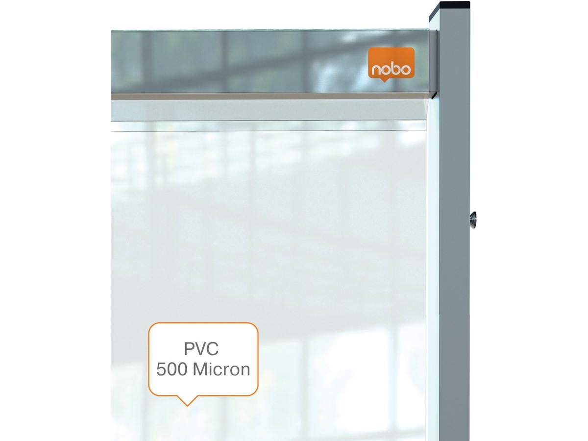 Nobo bordskärm modul Premium Plus - 75x82cm Tillbehör till arbetsstationer & kontorsbås