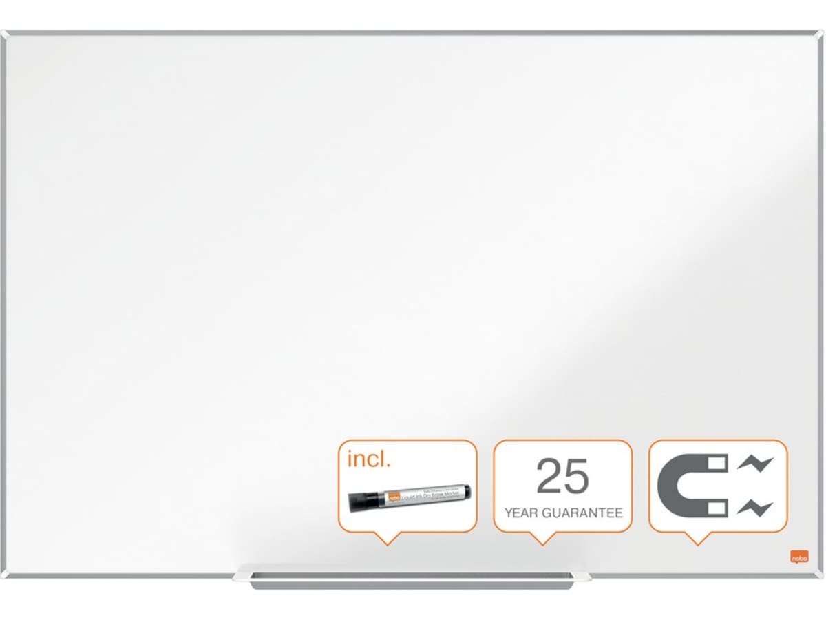 Nobo Whiteboard Impression Pro Emaljerad magnetisk tavla 90x60 cm Whiteboards