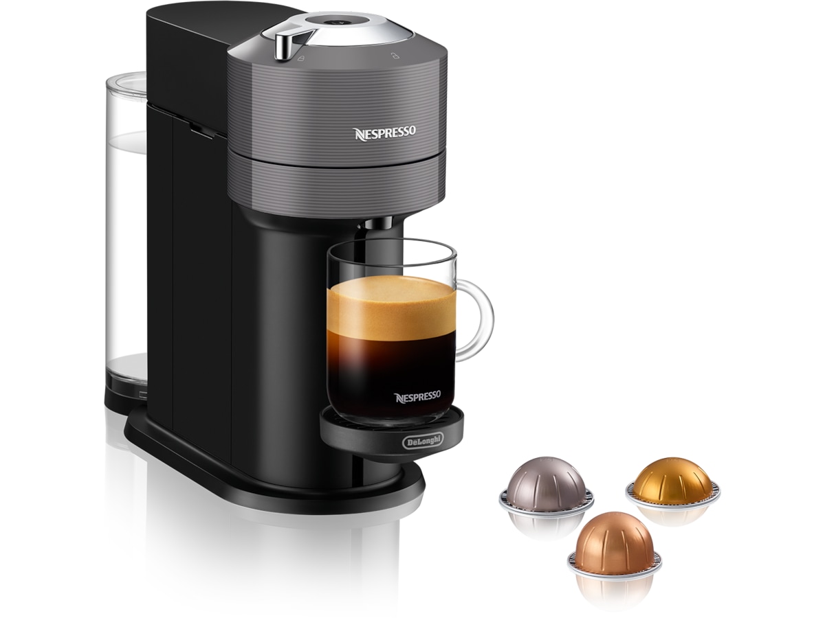 NESPRESSO Vertuo Next från DeLonghi® Kapselmaskin (grå) Kapselmaskiner