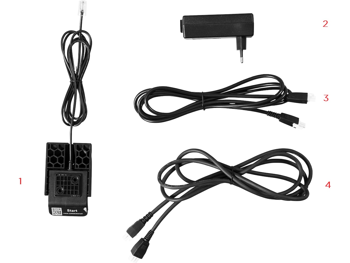 Kenson elektrisk underställ - vit Chassi / bordsben