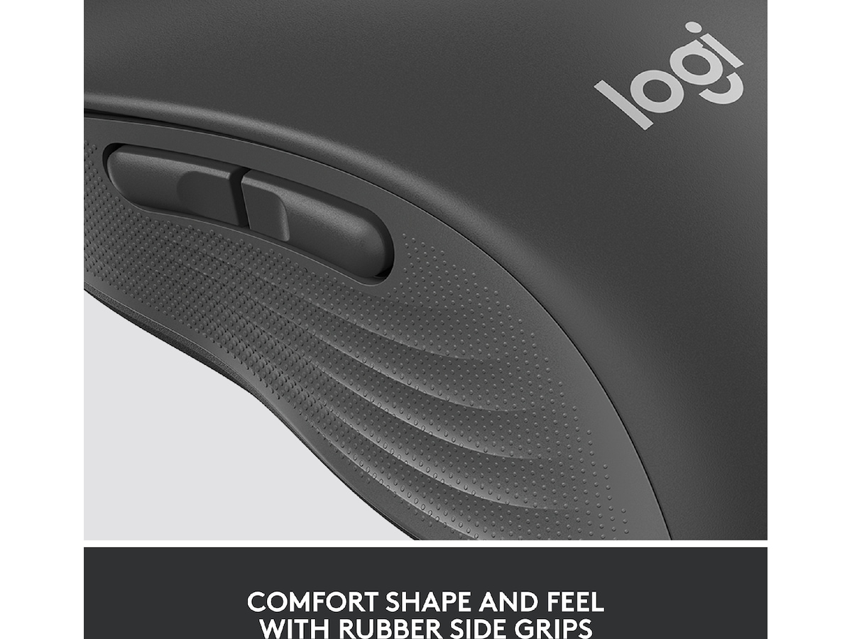 Logitech Signature M650 Large  trådlös mus grafitgrå Mus