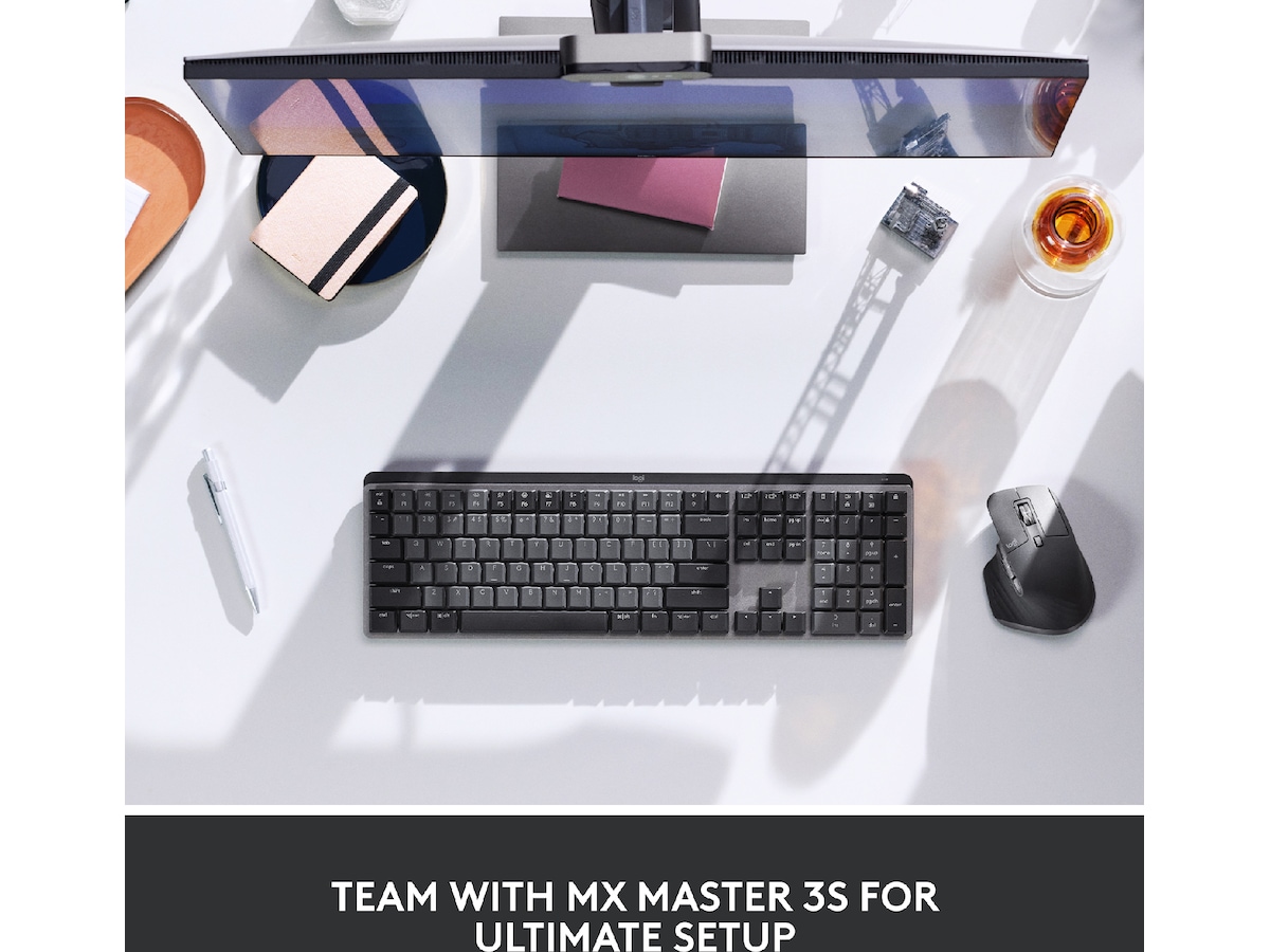 Logitech MX Mechanical Wireless Linear (graphite) Tangentbord