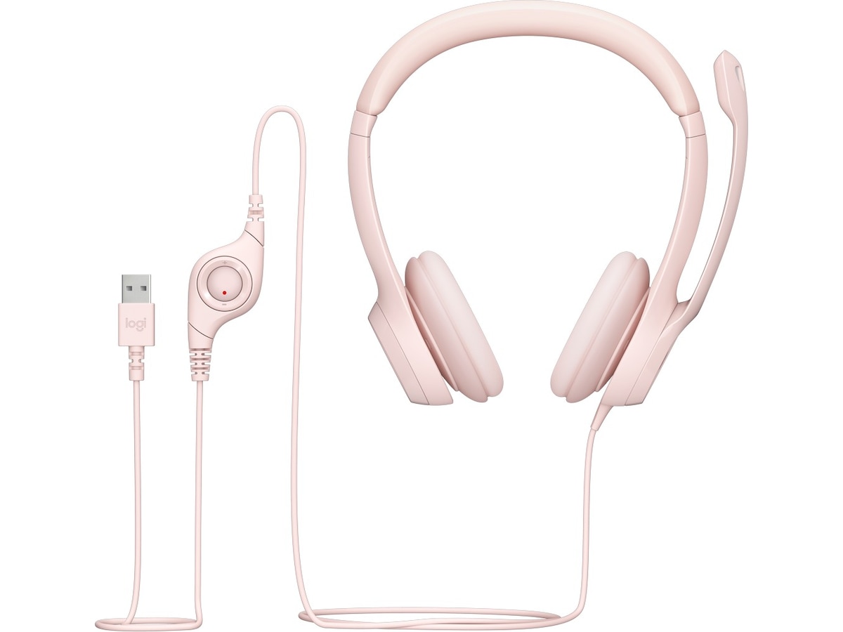 Logitech H390 USB PC headset (rose) Headset